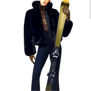 Goldbergh Faux Fur Ski Coat size 4 BRAND NEW W TAGS!
